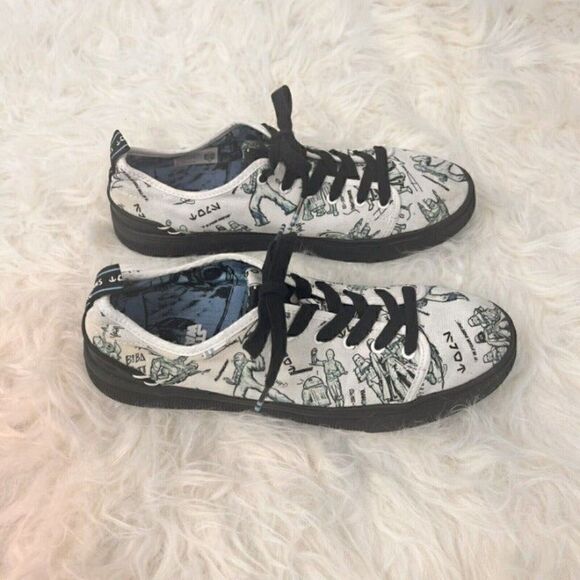 Star Wars x Toms Star Wars Sketch Print Shoes TRVL Lite Low Men's Size 8.5 W - Picture 8 of 9